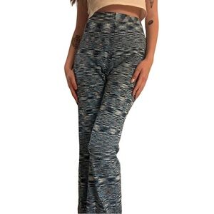 Emory Park Blue nylon funky pants